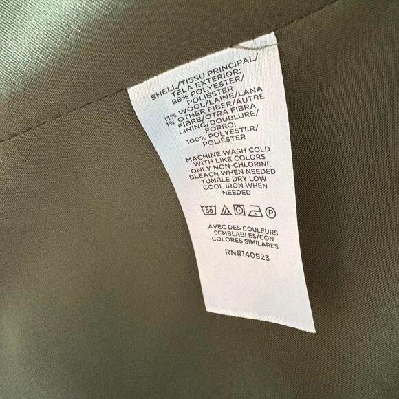 Loft Women's Green Houndstooth Blazer - Picture 6 of 8